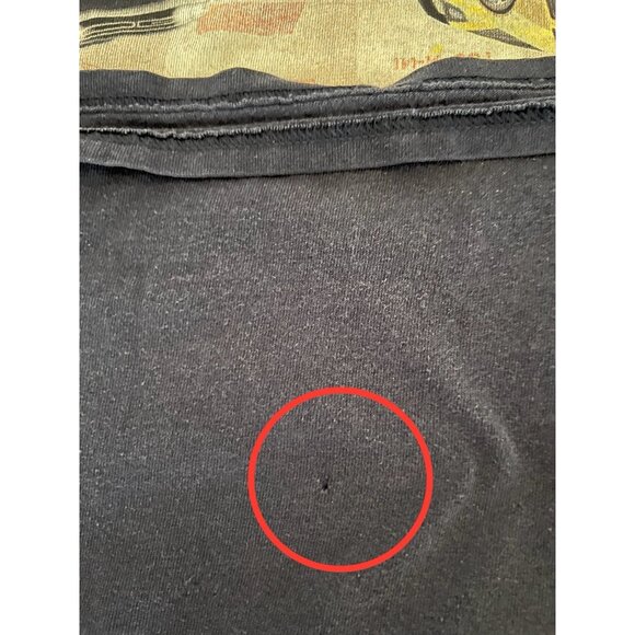 Vintage In-N-Out Men T-Shirt 3XL Blue California Graphic Hot Rod Drive Thru - Picture 9 of 10